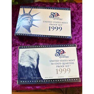 1999 US Mint Proof Set & 50 State Quarters Proof Set